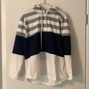 Striped Lightweight Hoodie